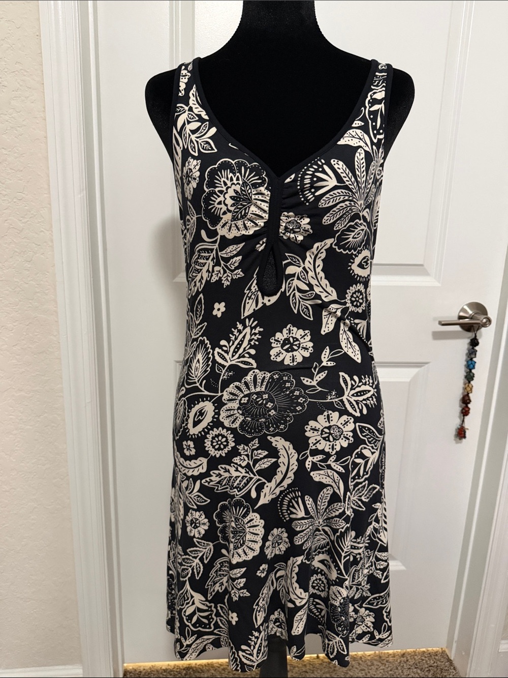 NWT Z Supply Hallie Luz Black and Cream Mini Dress Size S